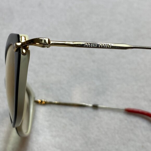Miu Miu BP17678402 Eyeglasses Red Black Gold Cats Eye - Picture 14 of 16
